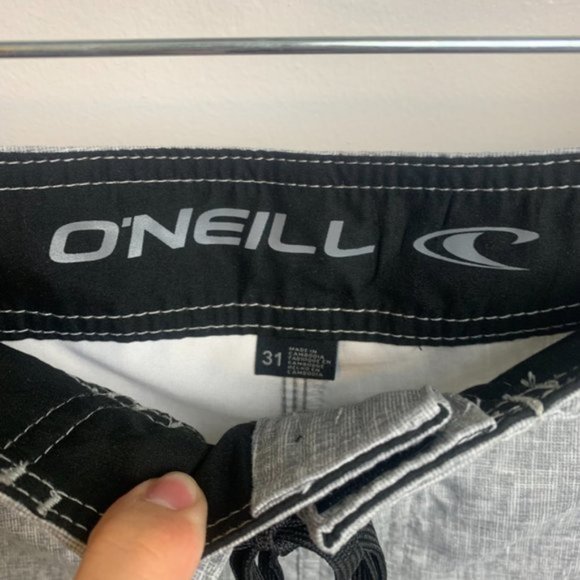 O'Neill Blue, Gray, & White Board Shorts Size 31 - Picture 3 of 7